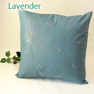 手刺繍クッションカバー