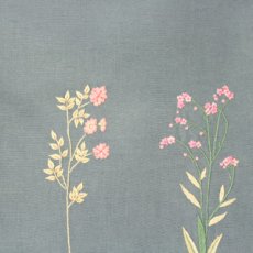 画像2: 【クチュール/ホーム】ナチュール手刺繍クッションカバー｜グリーン｜ (2)