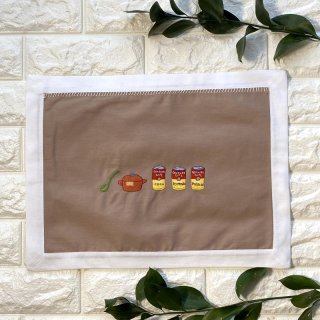 手刺繍ランチョン