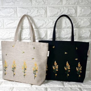手刺繍トートバッグ
