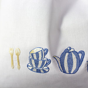 手刺繍キンチャク