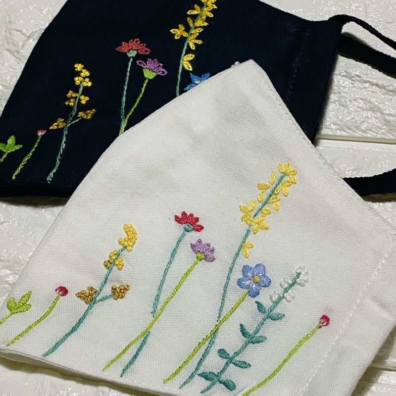 立体手刺繍☆ツイードコート☆